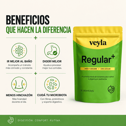 +Regular | Menos Hinchazón y Pesadez
